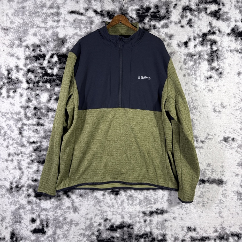Alaskan Hardgear Blackburn Anorak Mens Size Extra Large Green Two Tone Outdoors